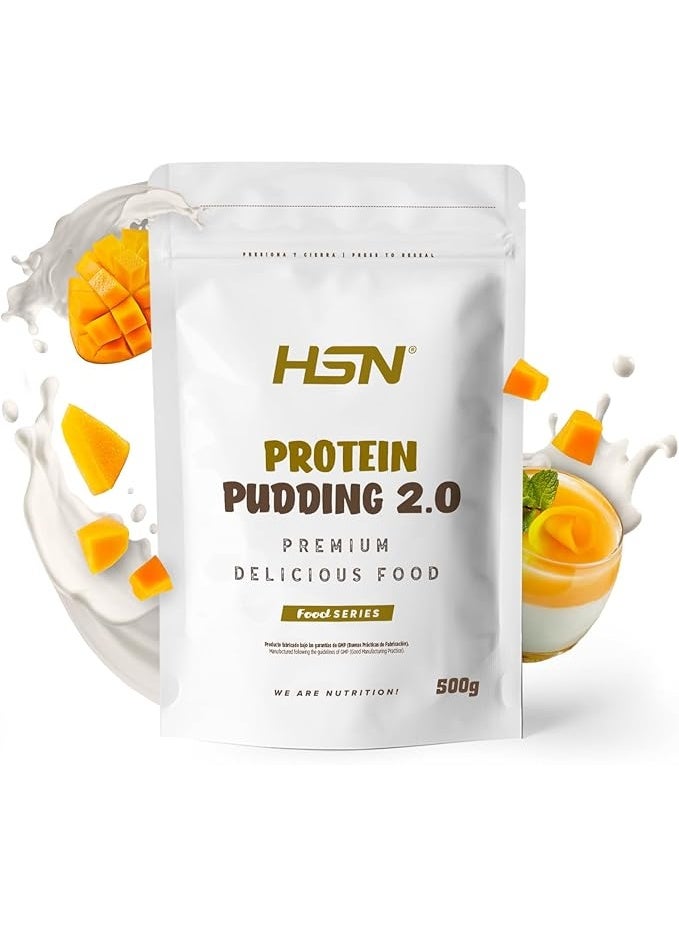 HSN Protein Pudding 2.0 | Chocolate Orange 500g | High Protein Pudding Low Calorie No Added Sugars | Ideal Dessert Snack | No Dispenser Included | Non-GMO Vegetarian Gluten Free